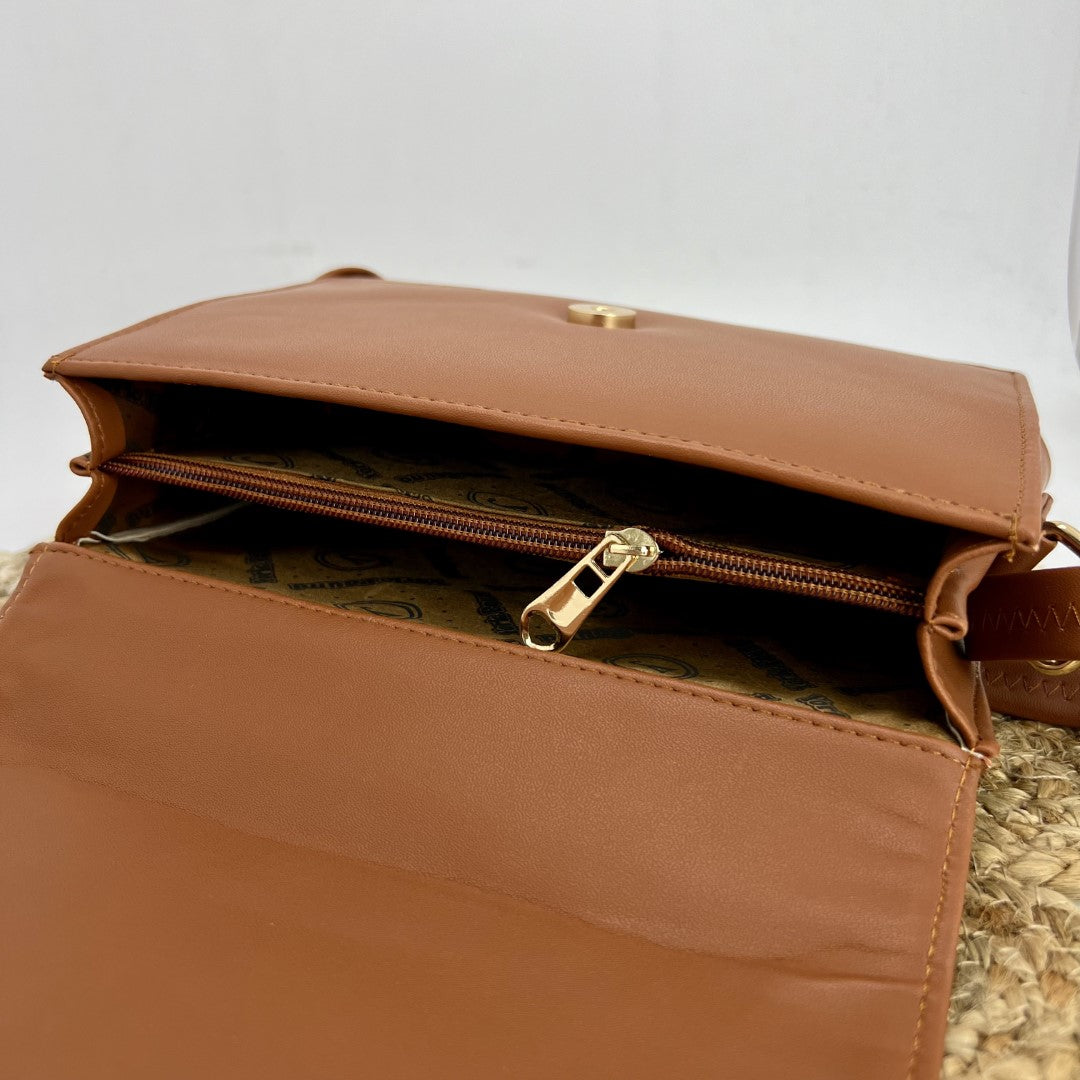 Sling Handbag – Hand-Embroidered Elegant Sling with Floral Design