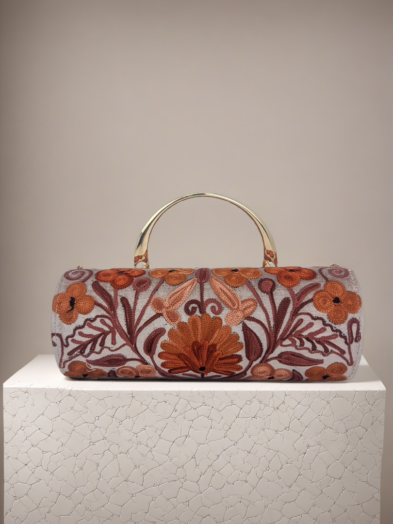 Unique Handmade Embroidered Carry-On Duffle Minibag for School