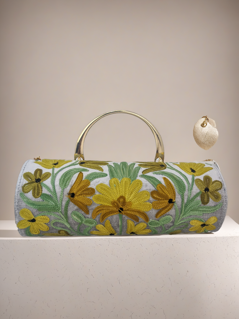 Handmade Embroidered Minibag for Evening Events