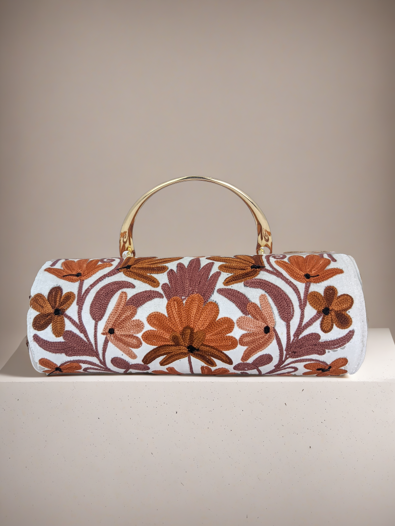 Custom Handmade Embroidered Carry-On Duffle Minibag for Business