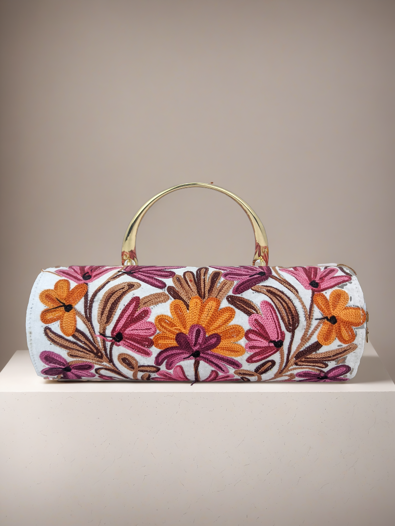 Handmade Embroidered Minibag for Everyday Use