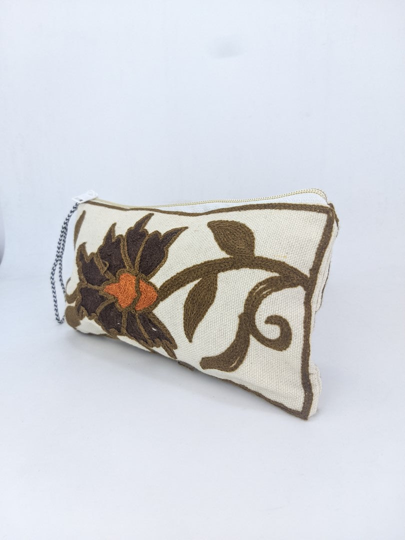 Whimsical Wonders: Handcrafted Embroidered Pouch