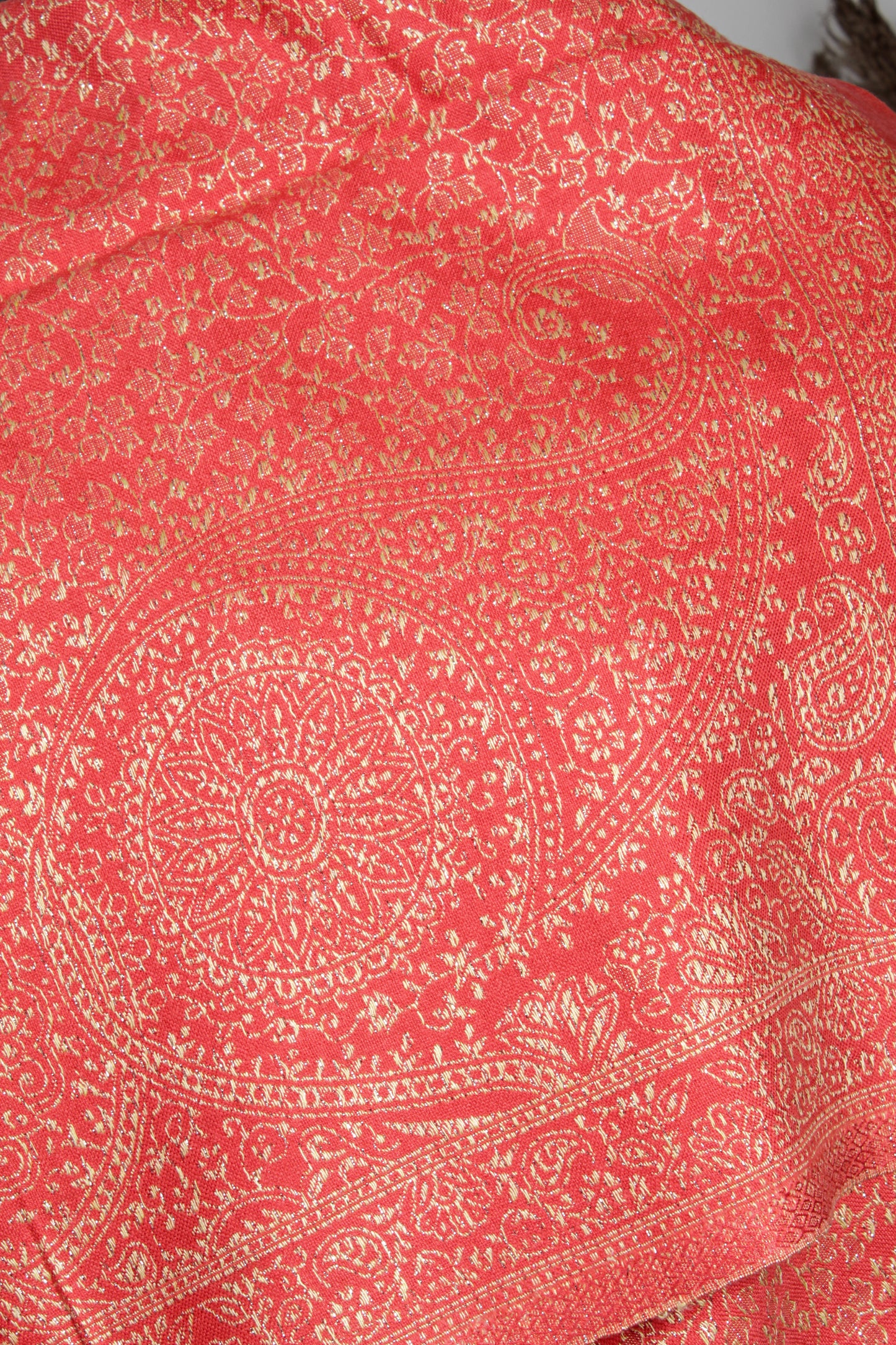 Self Zari Shawl – Soft, Warm Kashmiri Pashmina with Intricate Hand Embroidery