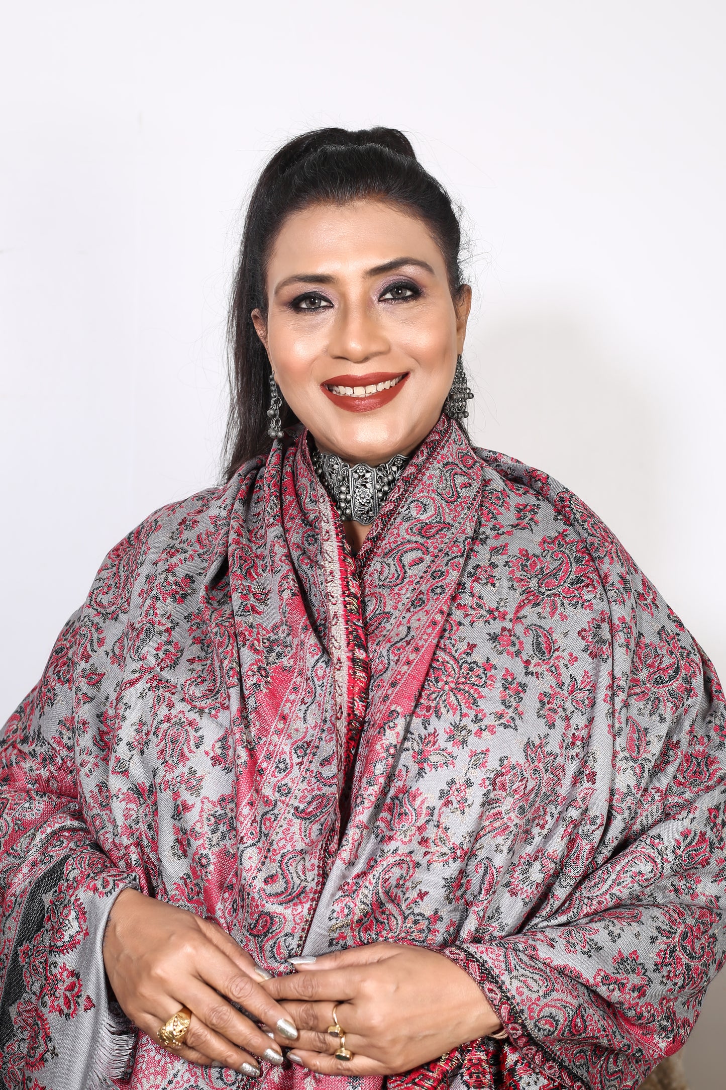 Royal Pashmina Shawl Kaani Zari Ethnic Shawl