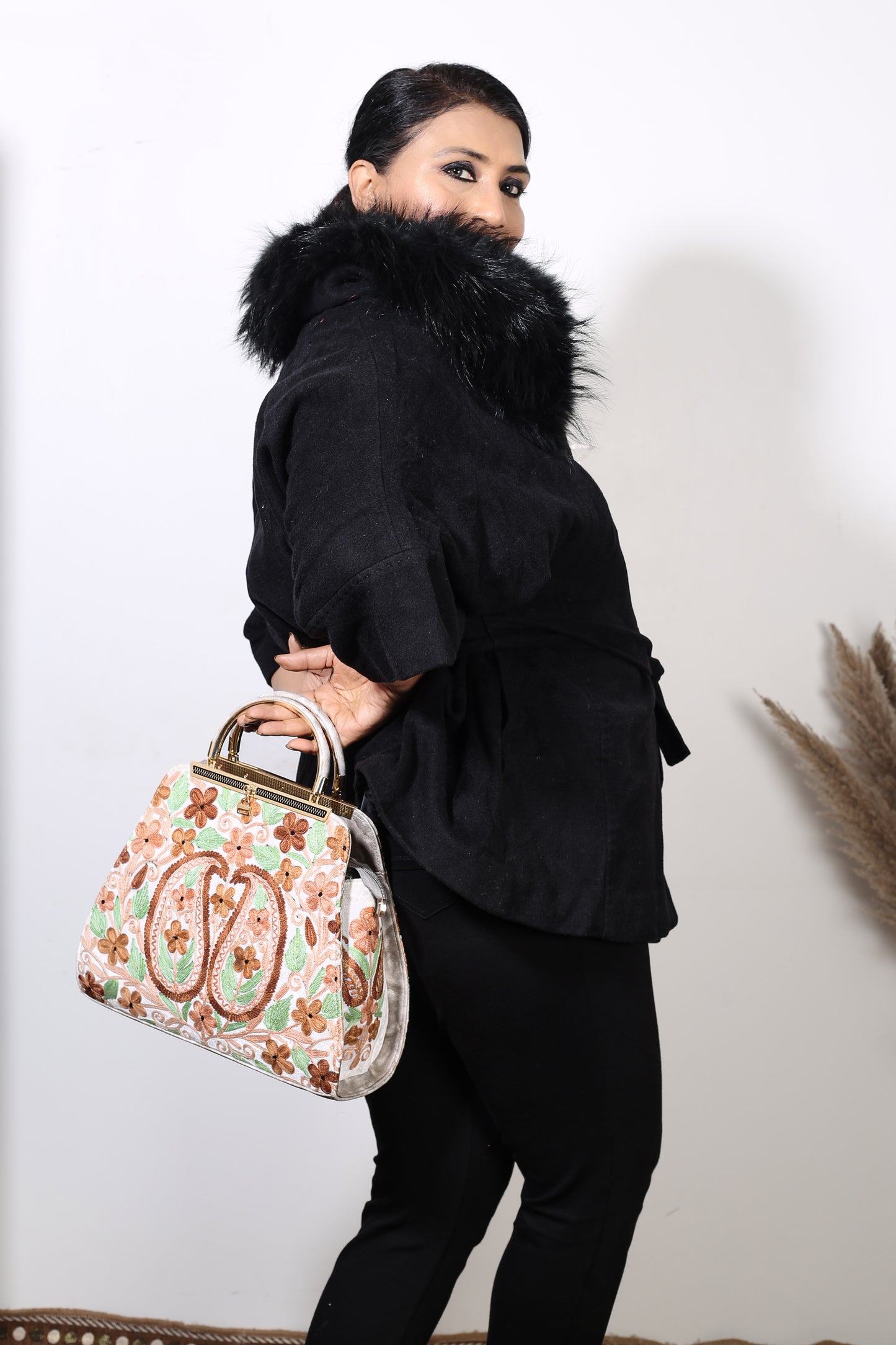 TRL Bag: Intricately Embroidered Handcrafted Bag for Timeless Elegance and Style