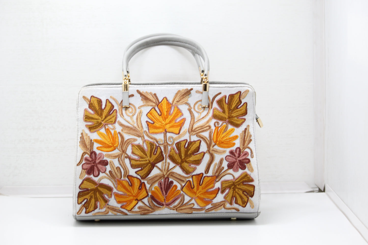 Artisan Stitches Embroidered Handbag