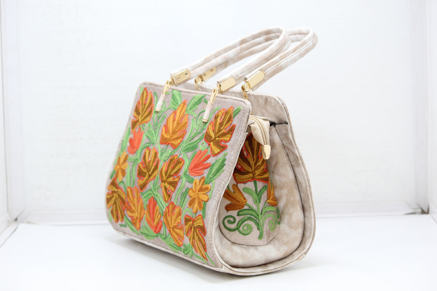 Threaded Grace Embroidered Handbag