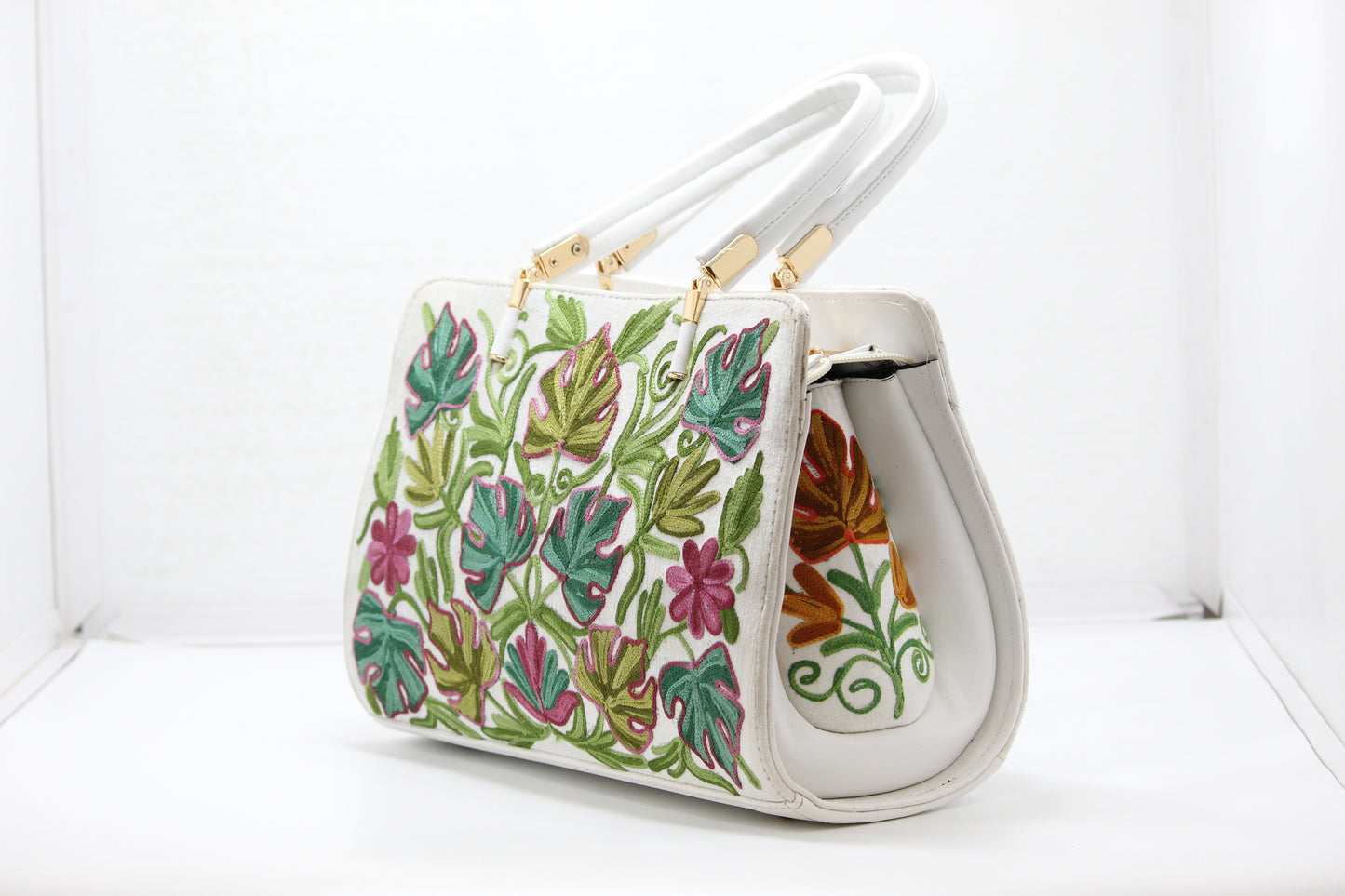 Ornate Threads Embroidered Handbag