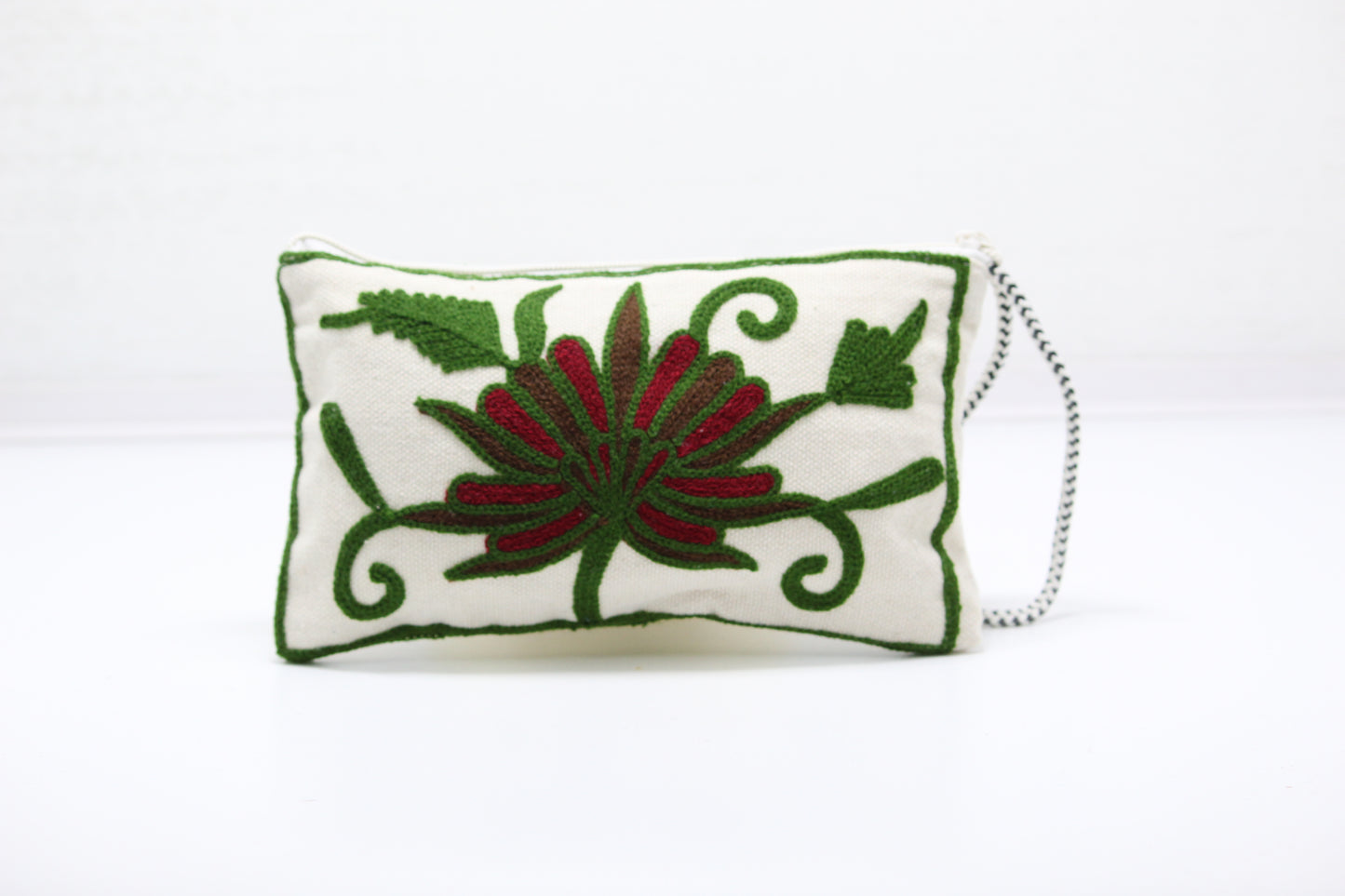 Luxe Pouch: Handmade Embroidered Pouch
