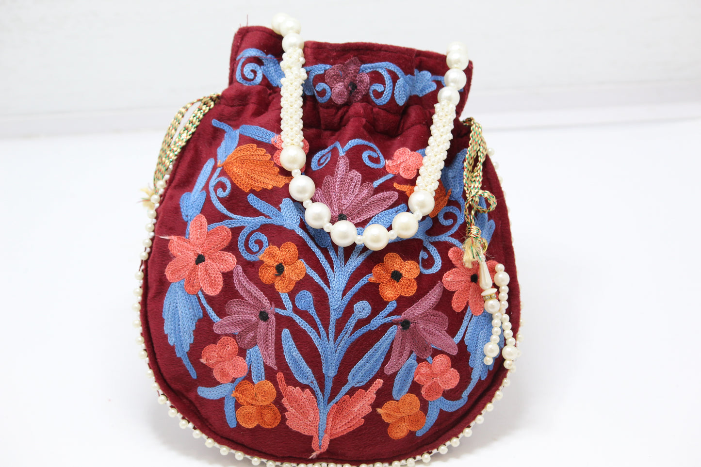 Lavish Luxe: Handmade Embroidered Potli
