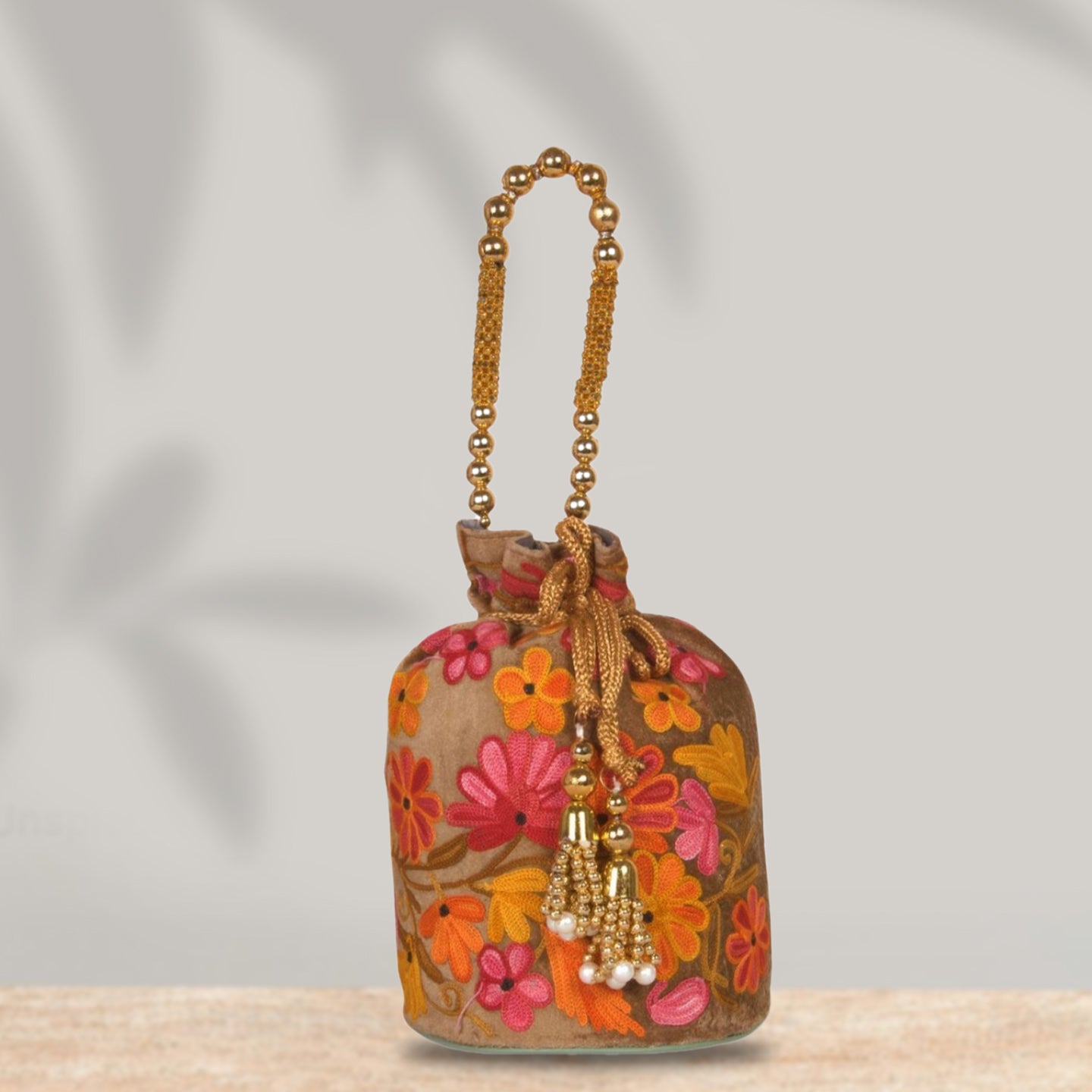 Majestic & Unique : Hand Embroidered Potli for wedding & Ocassion