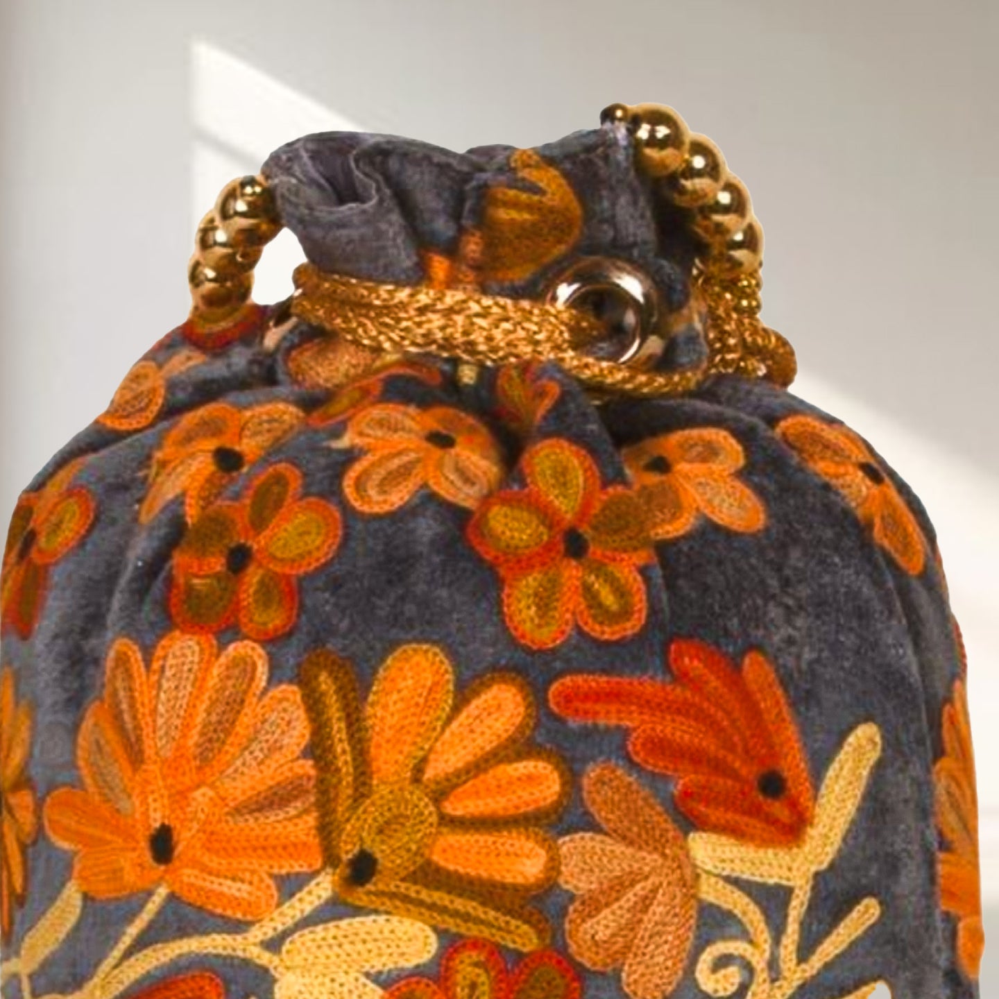 The Perfect Gift : Hand Embroidered Potli for wedding and Occasion