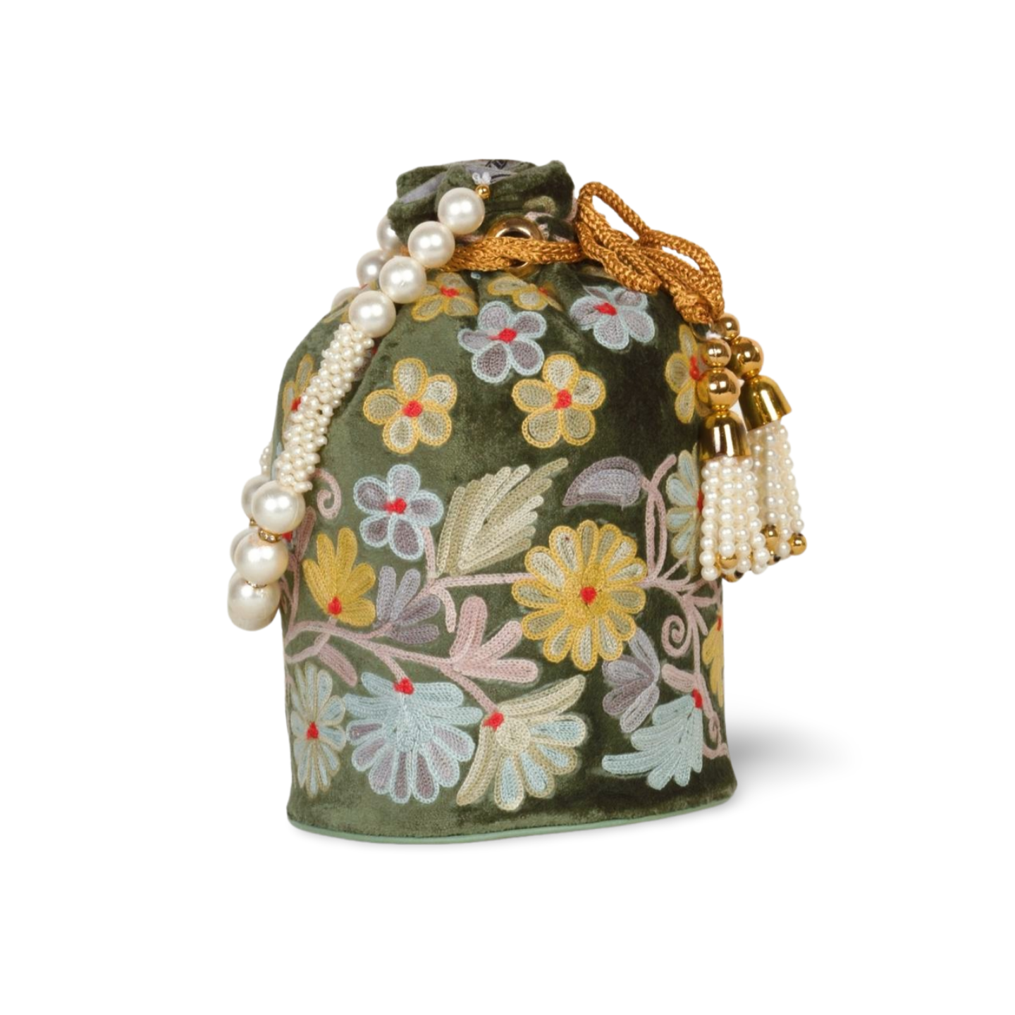 Ethnic Elegance Reimagined : Hand Embroidered Potli For Wedding & Occasion