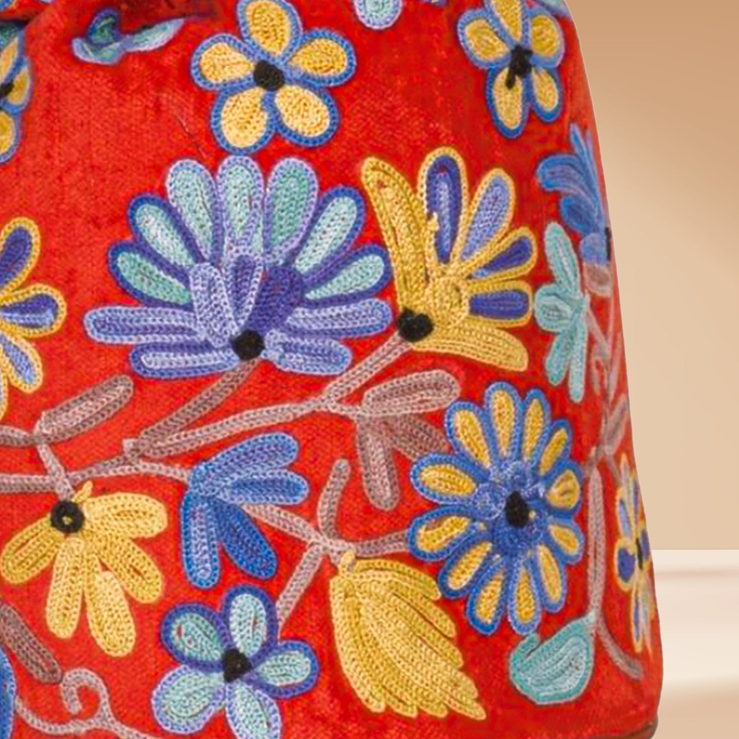 Ethnic Charm & Sophistication : Hand Embroidered Potli For Wedding & Occasion