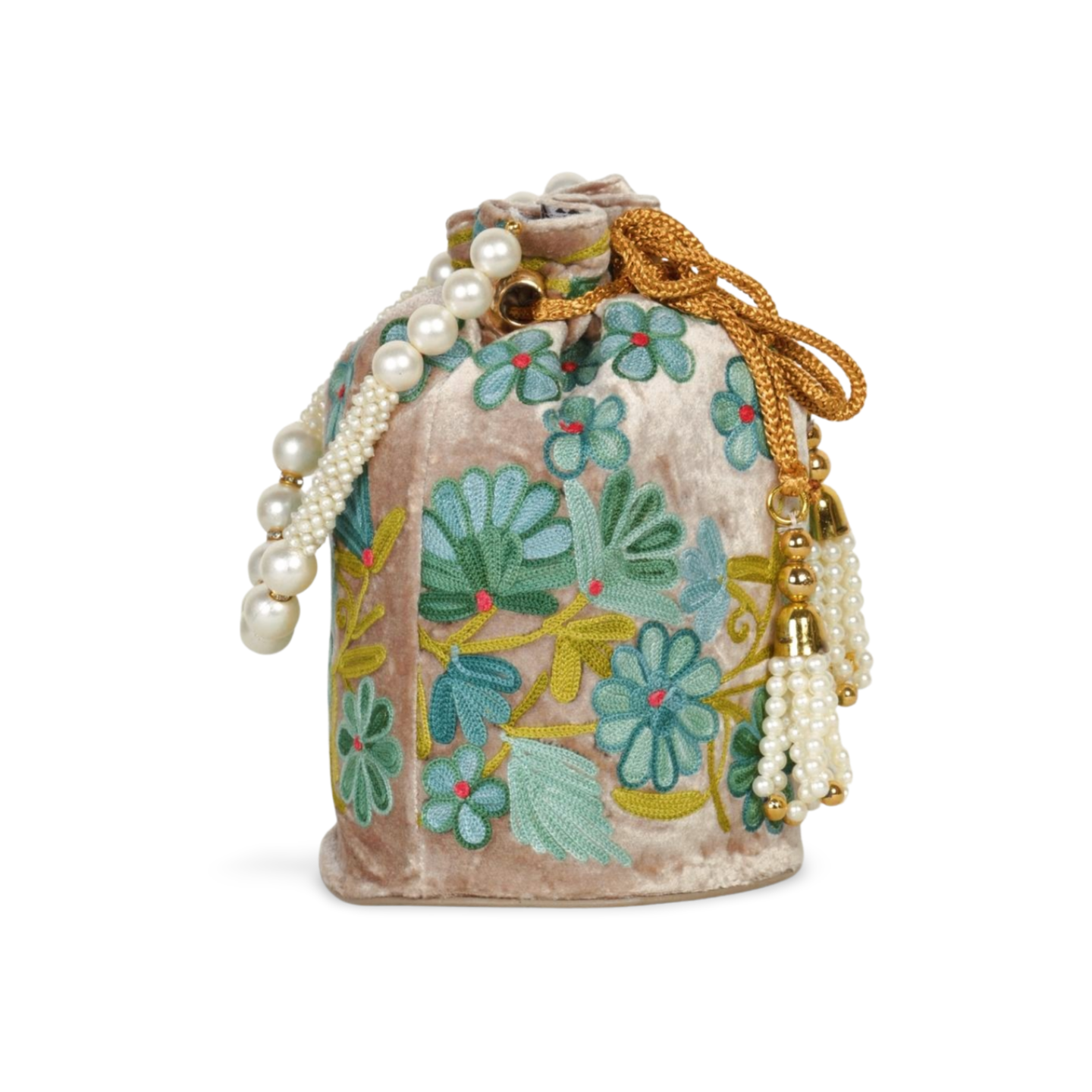 Captivating Cultural Accessory : Hand Embroidered Potli For Wedding & Occasion