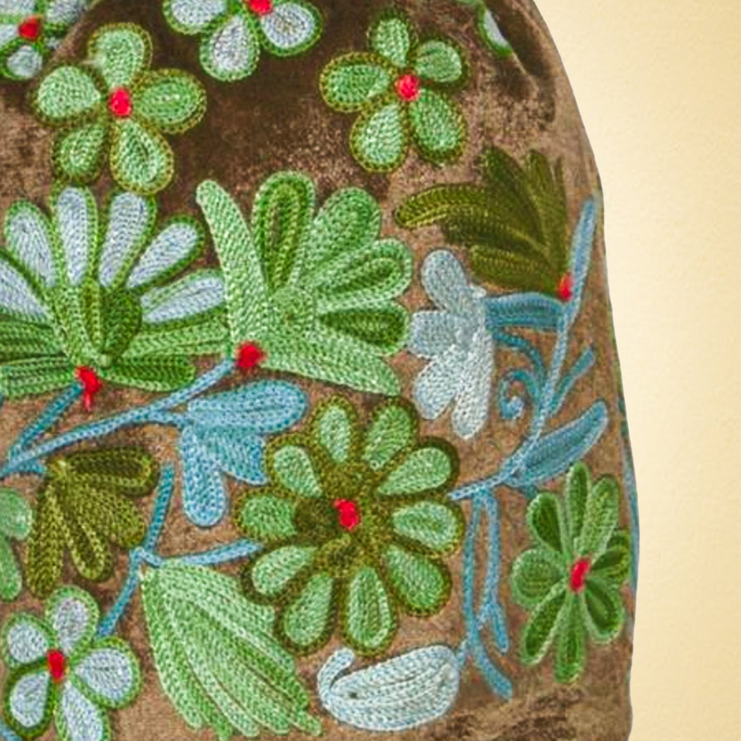 Signature Kashmir Design: Handmade Embroidered Potli