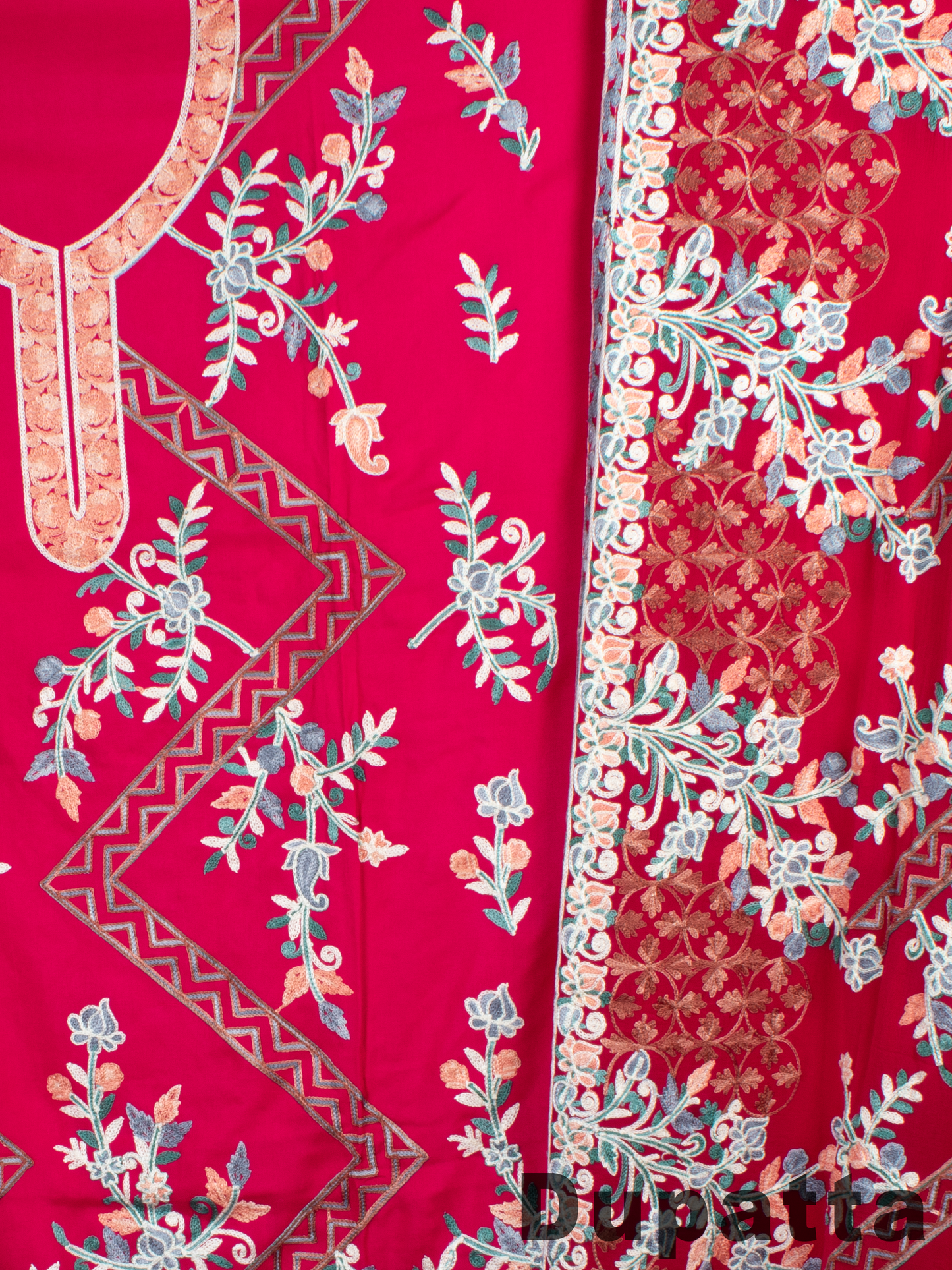 3 Piece Timeless Artistry: Handmade Cotton Suits With Hand embroided