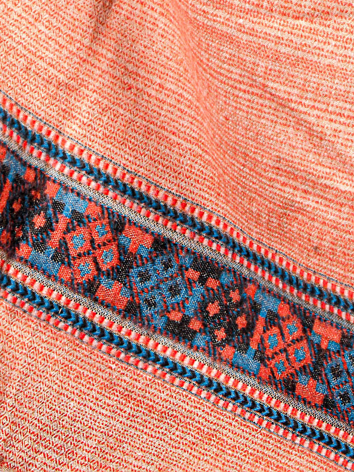 Handwoven Tibetan Shawl from Kashmir | Our Tibbat Shawl is a luxurious winter essential | featuring Tibetan-inspired patterns and soft, high-quality wool for both comfort and elegance in every wrap.