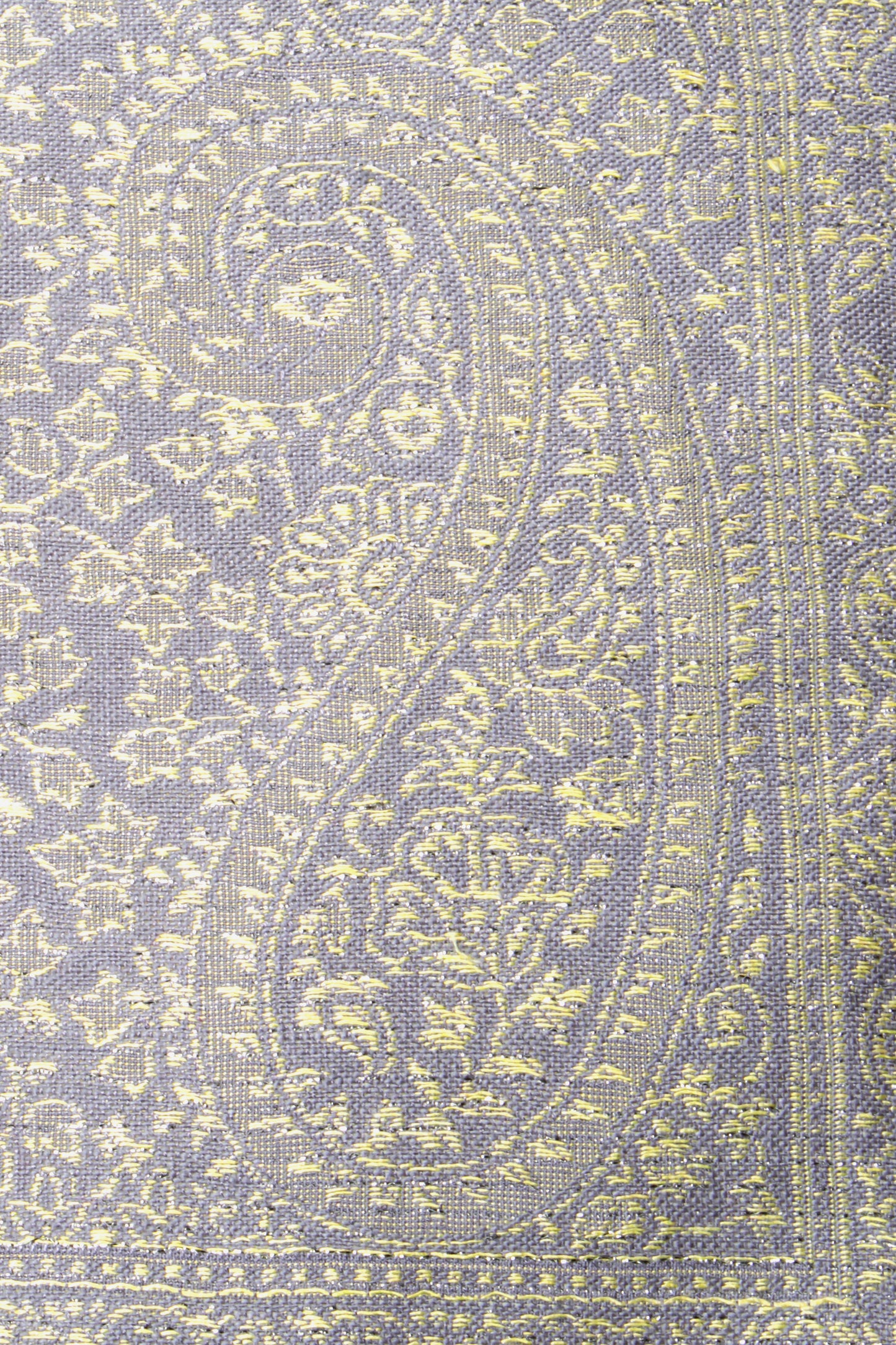 Self Zari Shawl – Kashmiri Pashmina with Intricate Hand Embroidery & Self Zari Work