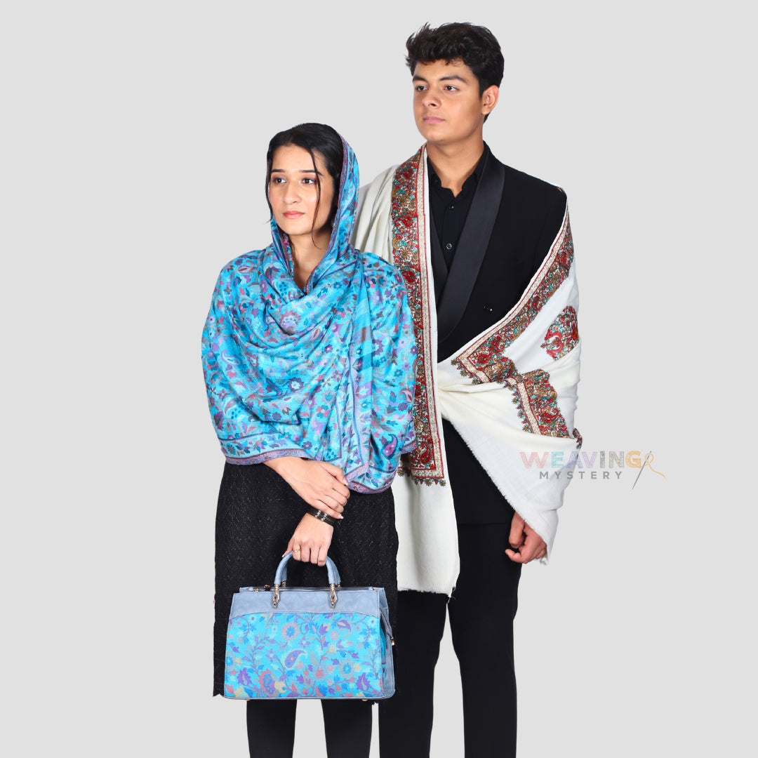 Warmth & Story, Hand-Embroidered, Woven Legacy