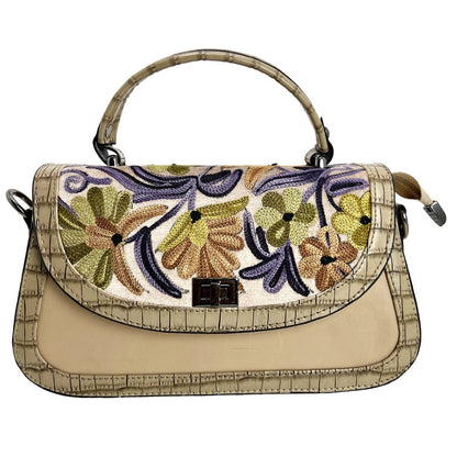 Hand Embroidery Handbag: Bohemian Flair