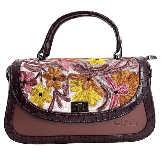 Embroidery Handbag: Whimsical Charm