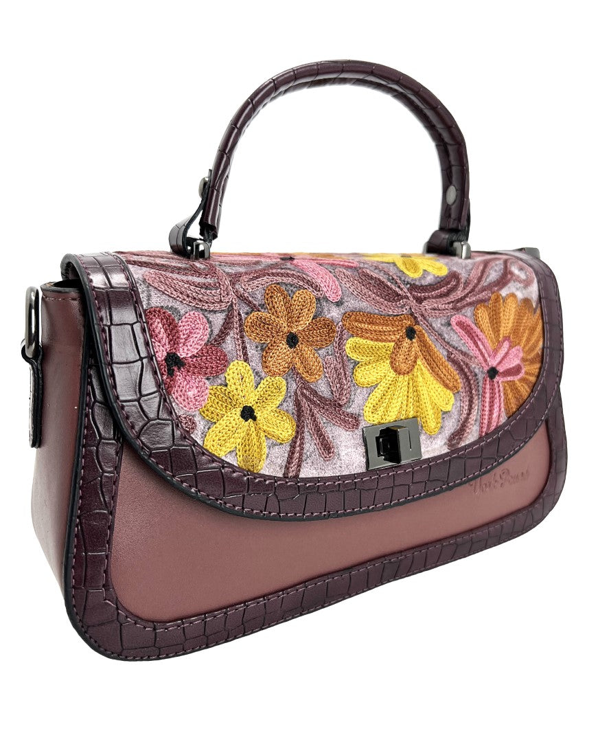 Embroidery Handbag: Whimsical Charm