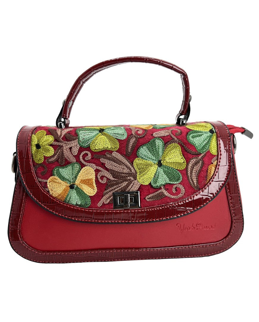 Artisanal Mastery: Hand Embroidery Handbag