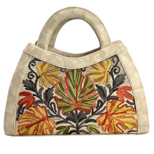 Blossom Brilliance: Embroidered Handbag Collection