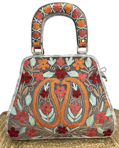 Enchanted Garden: Hand Embroidery Handbag