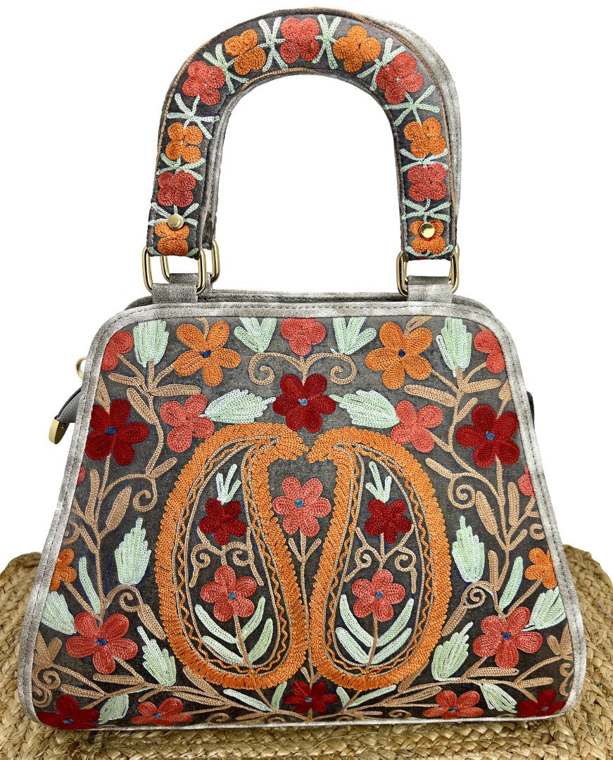 Enchanted Garden: Hand Embroidery Handbag