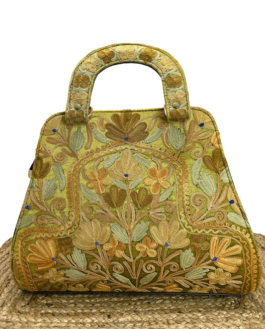 Hand Embroidery Handbag: Bohemian Bliss