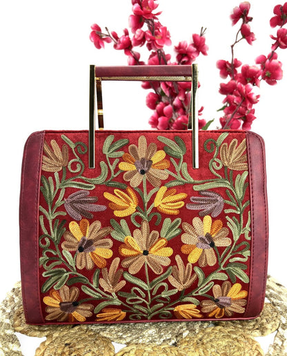 Timeless Tapestry: Embroidered Handbag