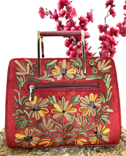 Timeless Tapestry: Embroidered Handbag