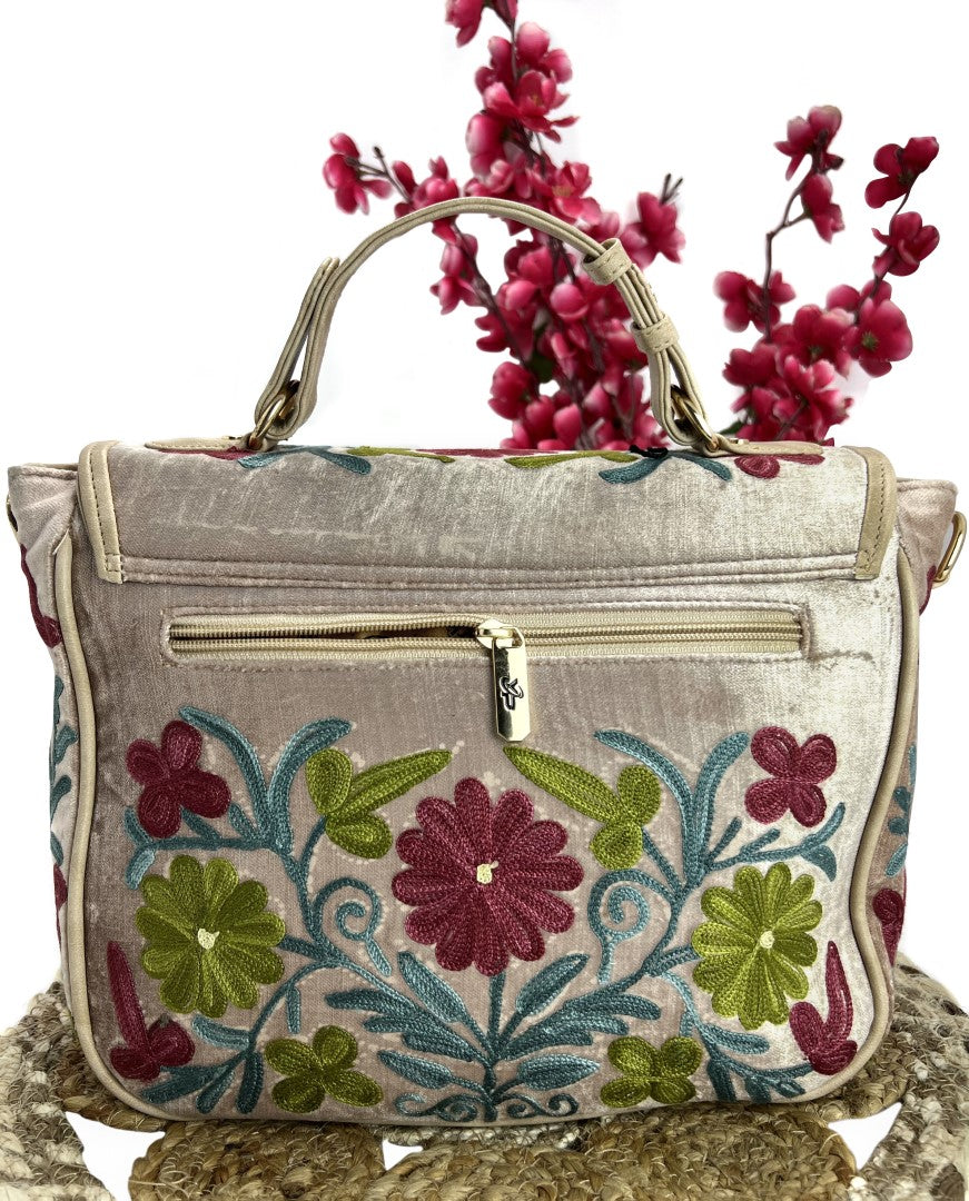 Artisan Crafted Elegance: Hand Embroidery Handbag