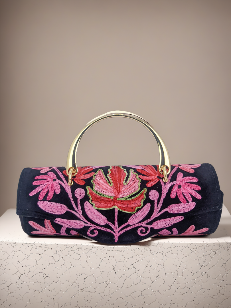 Handmade Embroidered Minibag with Beautiful Embroidery