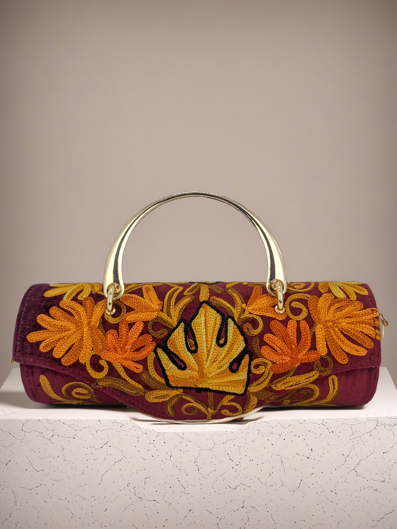 Unique Handmade Embroidered Minibag for Hand Made