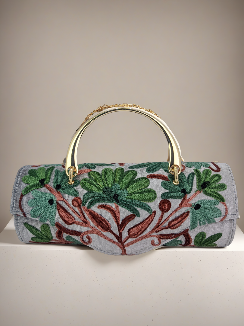 Handmade Embroidered Minibag with Beautiful Embroidery