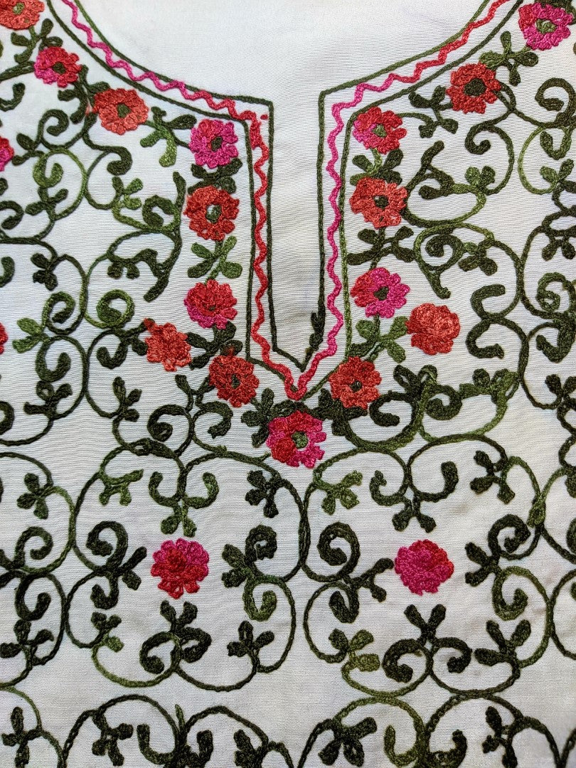 Royal Threads Bespoke Hand Embroidered Cambric Cotton Suite Collection