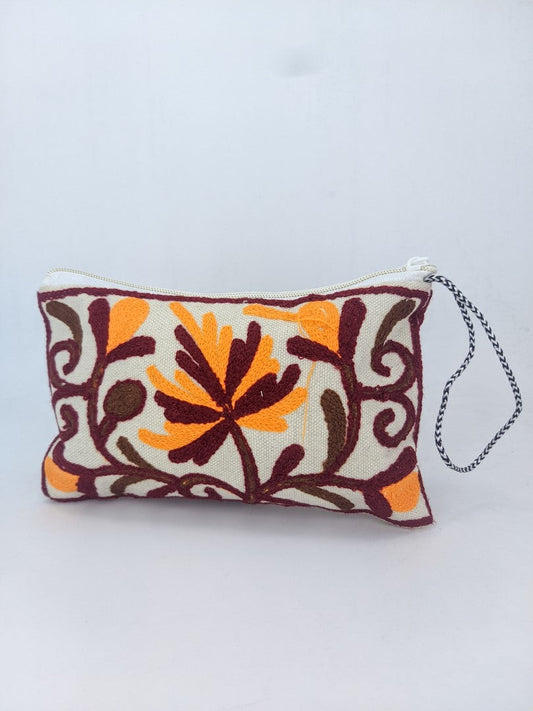 Bohemian Bliss: Handcrafted Embroidered Pouch Assortment