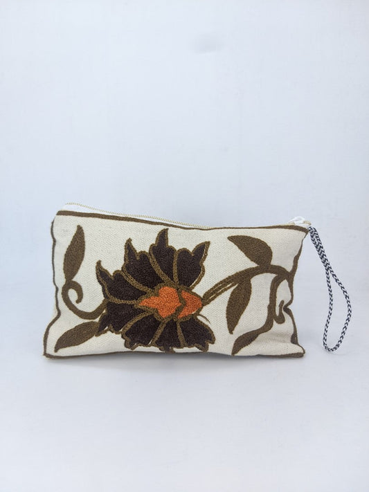 Whimsical Wonders: Handcrafted Embroidered Pouch