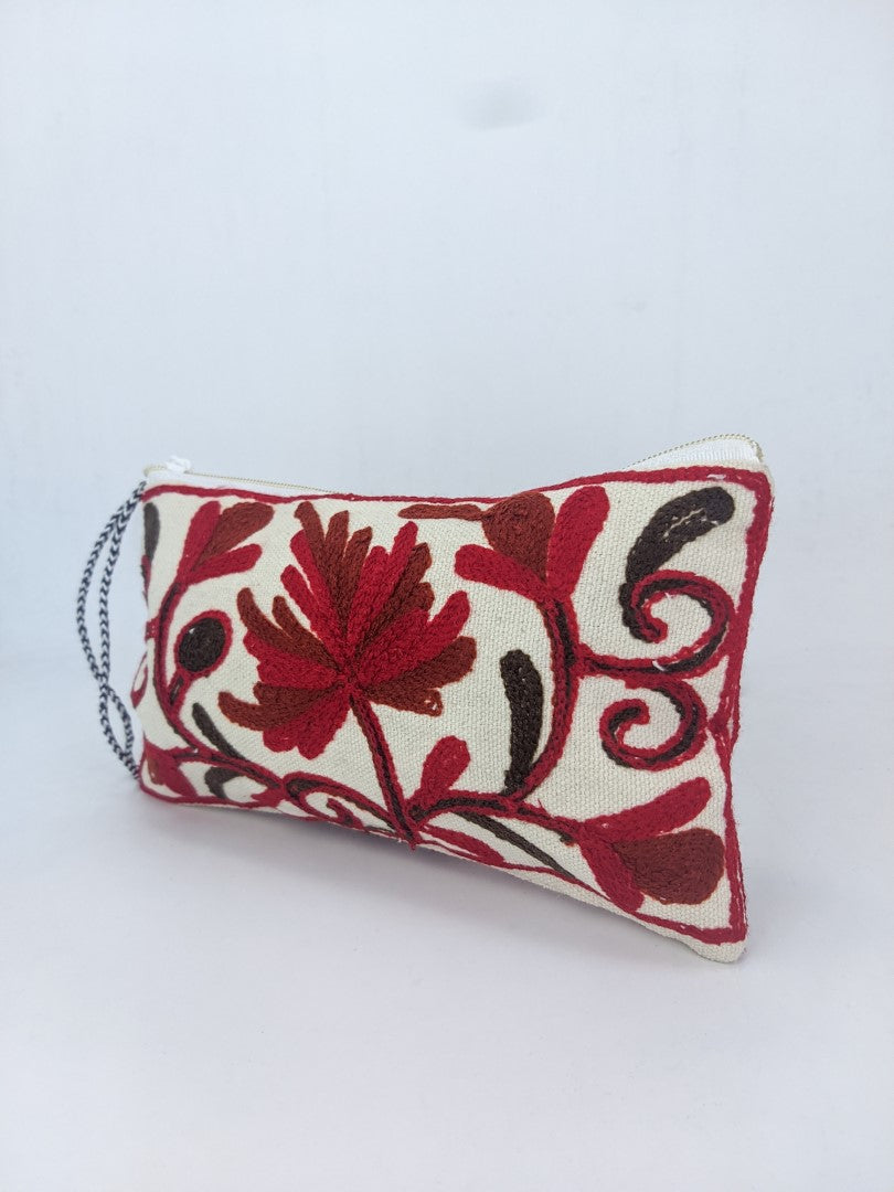 Threaded Dreams: Artisan Embroidery Pouch