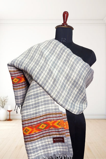 Men's Loyi Shawl(2.5mtrs) – Classic Wool with Reviewal Touch