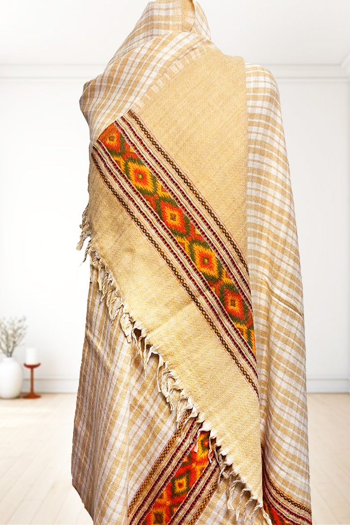 Men's Loyi Shawl(2.5mtrs) – Classic Wool with Reviewal Touch