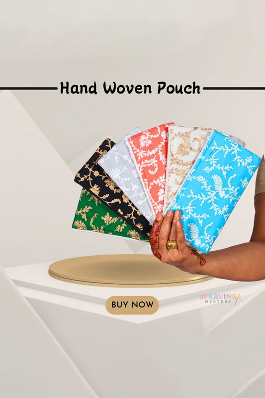FREE Hand Woven Pouch of Worth 599 On purchase of any Handbag