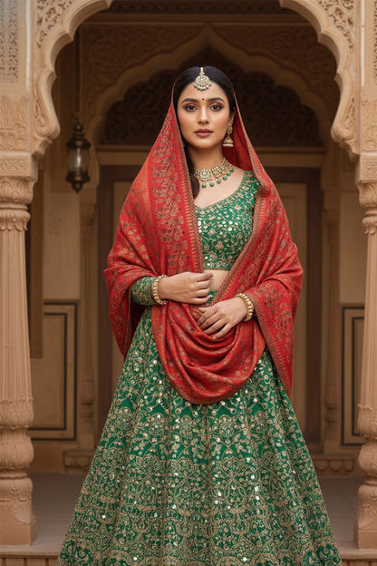 Red Kani Zari Shawl – Luxurious Handwoven Kashmiri Heritage