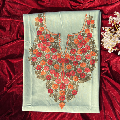 Exquisite Kashmiri Embroidery: Unstitched Suit Series