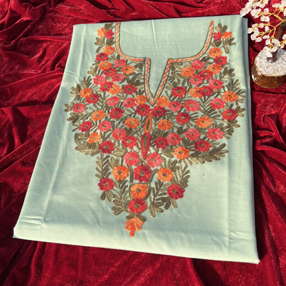 Exquisite Kashmiri Embroidery: Unstitched Suit Series