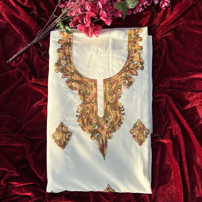 Regal Threads: Kashmiri Embroidered Unstitched Suits