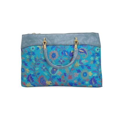 Elegant Kashmiri Kanni Blue Hand Bag